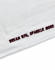 Stoffserviette mit Schriftzug , 3 Motive