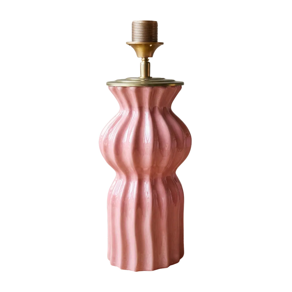 Lampenfuss wellenförmig rosa