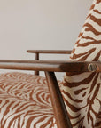 Sessel Zebra Vintage Midcentury