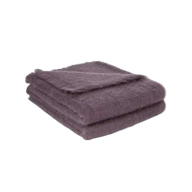 Decke 100% Mohair uni