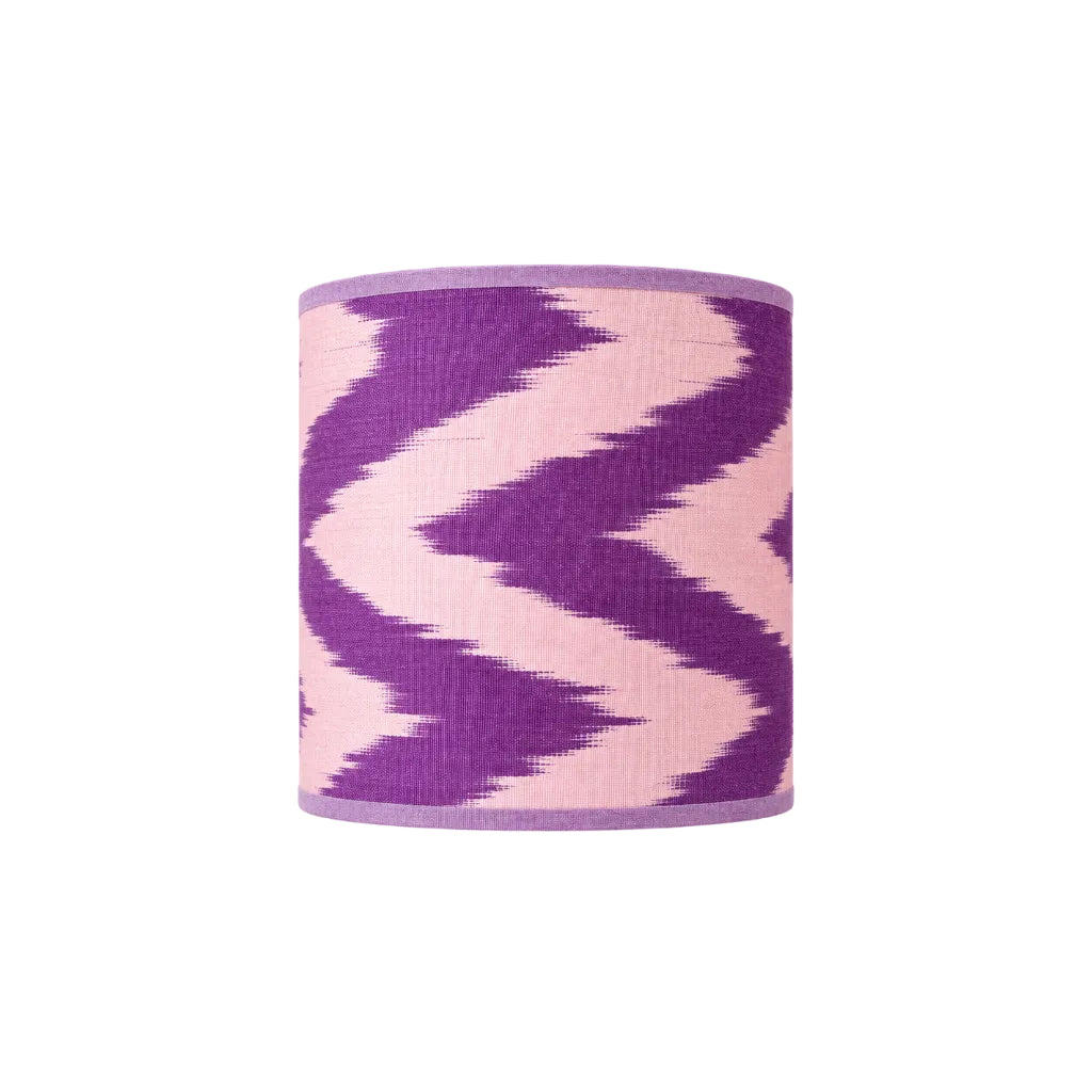 Lampenschirm zick zack purple