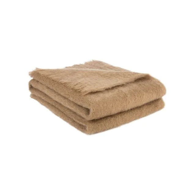 Decke 100% Mohair uni