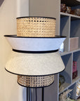 Stehlampe Wiener Geflecht