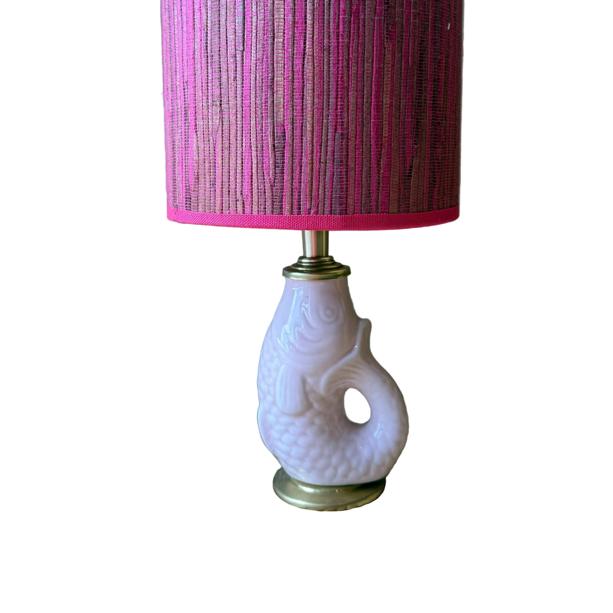 Lampenfuss Fisch rosa „Port a Table“