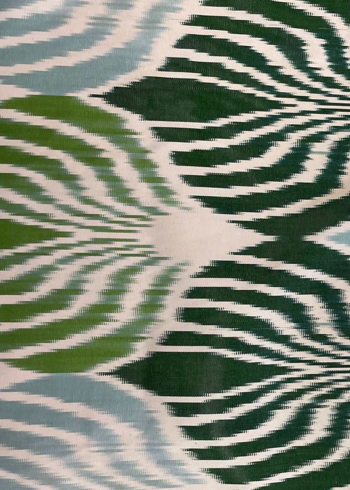 Lampenschirm grüne" Blätter" ikat
