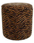 Pouff Sitzhocker Tiger mit Deckel