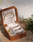 Schmuckbox S Kunstleder Travel, verschiedene Farben