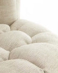 Drehsessel beige meliert Lounge