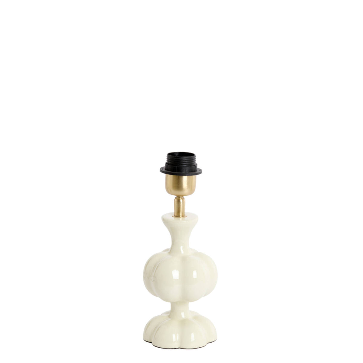 Lampenfuss creme/mint glänzend, klein