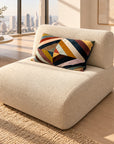 Sessel Lounge beiger Samt