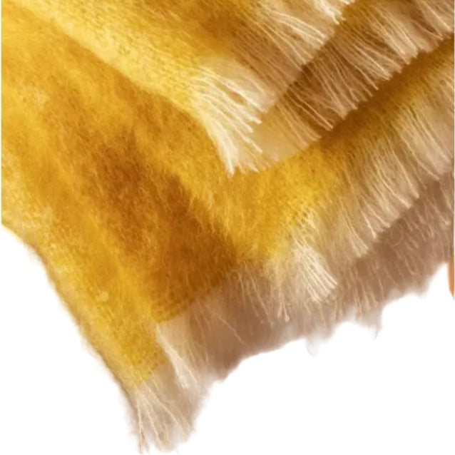 Decke 100 % Mohair, Mais