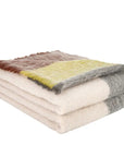 Decke 100 % Mohair, mehrfarbig