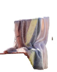 Decke 100 % Mohair, mehrfarbig