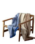 Decke 100 % Mohair, mehrfarbig