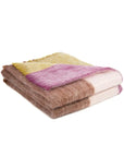 Decke 100 % Mohair, mehrfarbig